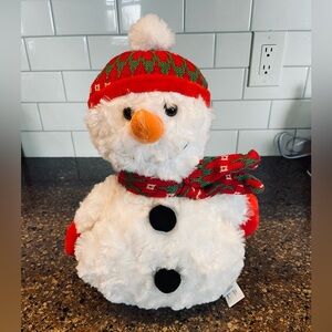 Pier 1 Snowman Plush Little Girl’s Hand Warmer Muff